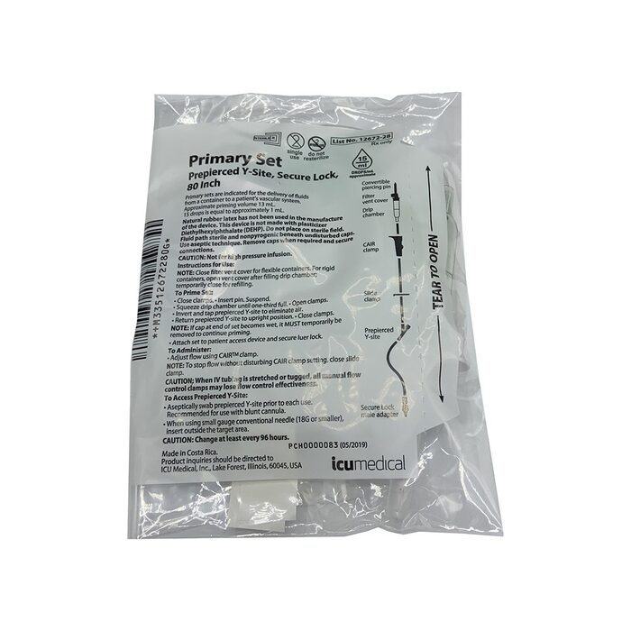 IV Administration Set Prepierced Y-Injection Site 80 IV Administration Set Prepierced Y-Injection Site 80