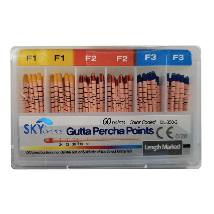 Gutta Percha Taper F Series 60 pack 