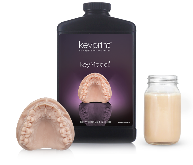 KeyModel Beige 3D Print Resin (Keystone) KeyModel Beige 3D Print Resin (Keystone)