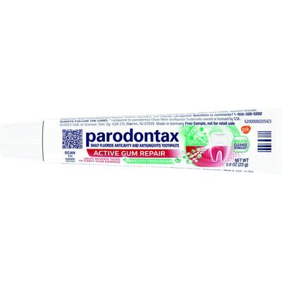 Parodontax Gum Repair Breath Toothpaste Fresh Mint 0.8 oz 50/Cs Parodontax Gum Repair Breath Toothpaste Fresh Mint 0.8 oz 50/Cs