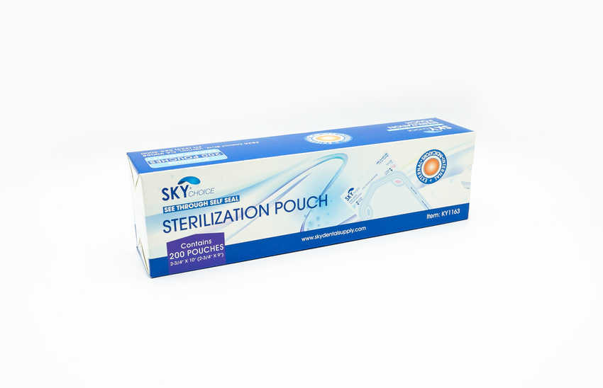 Sterilization Pouches Self Seal Dual Indicators 200/Box