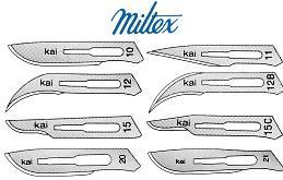 Blades Surgical Stainless Steel 100 pack (Miltex)