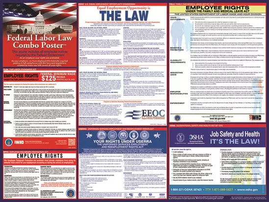 Federal Laboe Law Combo Poster 18