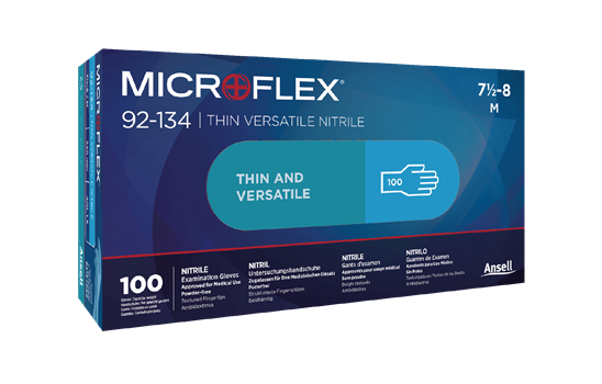 MICROFLEX 92-134 Blue Nitrile (Ansell)