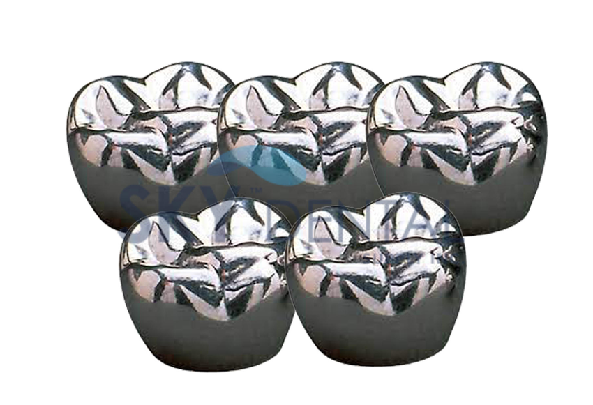 Crowns 1st Perm Lower Left Molars Pack of 5 (Sky Choice)