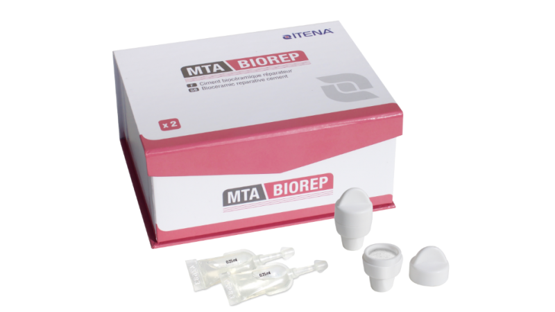 MTA BIOREP BioCeramic Repair Cement - 2 powder capsules + 2 mixing liquids/box (iTENA)