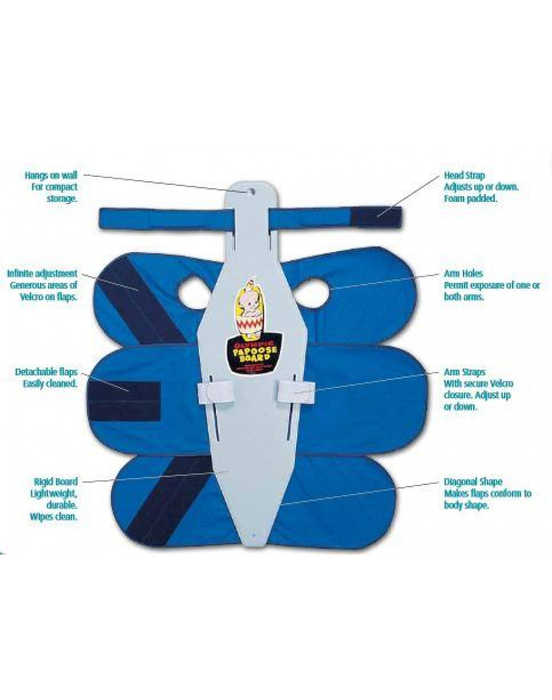 Papoose Boards Replacement Arm Strap 10" (4/Pkg)