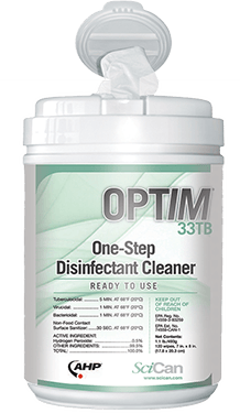 OPTIM 33TB Disinfectant Wipes (160)