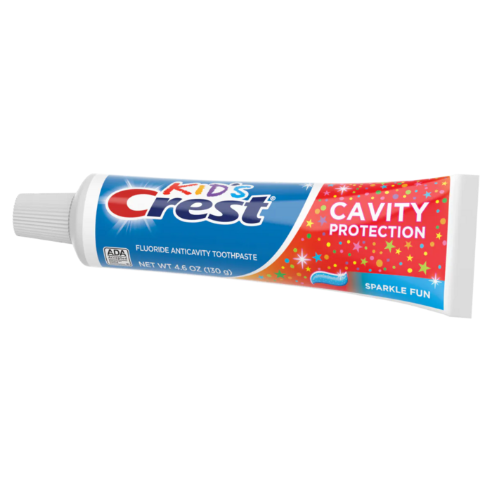 Toothpaste Crest Kids Cavity Protection Sparkle Fun 4.6 oz Tube, 24/Pkg