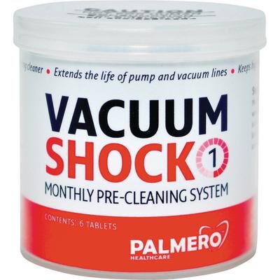 Vacuum Shock Evacuation System Cleaner Tablets – 6/Jar (Palmero) Vacuum Shock Evacuation System Cleaner Tablets – 6/Jar (Palmero)