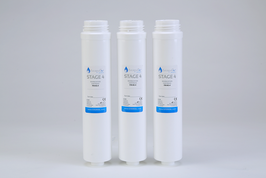 AC+ Stage 4 Deionization Cartridges for the Sterisil AC+ Autoclave Water System, 3/Pkg AC+ Stage 4 Deionization Cartridges for the Sterisil AC+ Autoclave Water System, 3/Pkg
