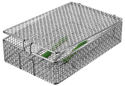 Hydrim Basket with Hinged Lid , 1/4, Hydrim L/M2 (SciCan)