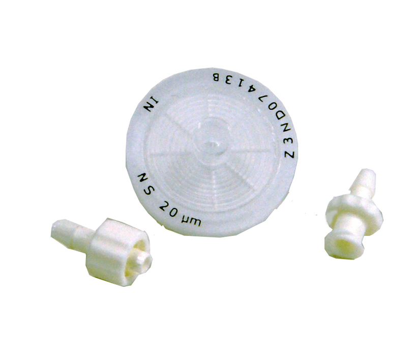 Water Filter Kit, 20 Micron, Luer Lock for 1/4″ tubing (Vector)