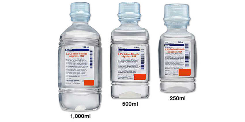Sodium Chloride .9% (500ml) Bottle Each