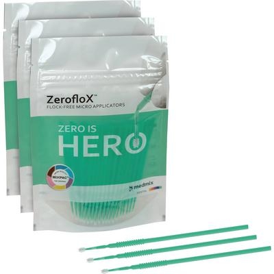 ZeroFloX Flock-free Micro Applicator Mint 100/Pkg (Medmix) ZeroFloX Flock-free Micro Applicator Mint 100/Pkg (Medmix)