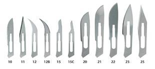 Blades Surgical Carbon Steel 100/Pkg (Sky Choice)