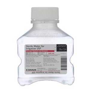 Sterile Water for Irrigation 500ml Bottle Each