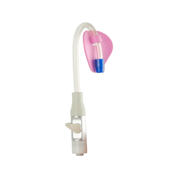 Pink Petal Saliva Ejector Attachments 100/Pkg