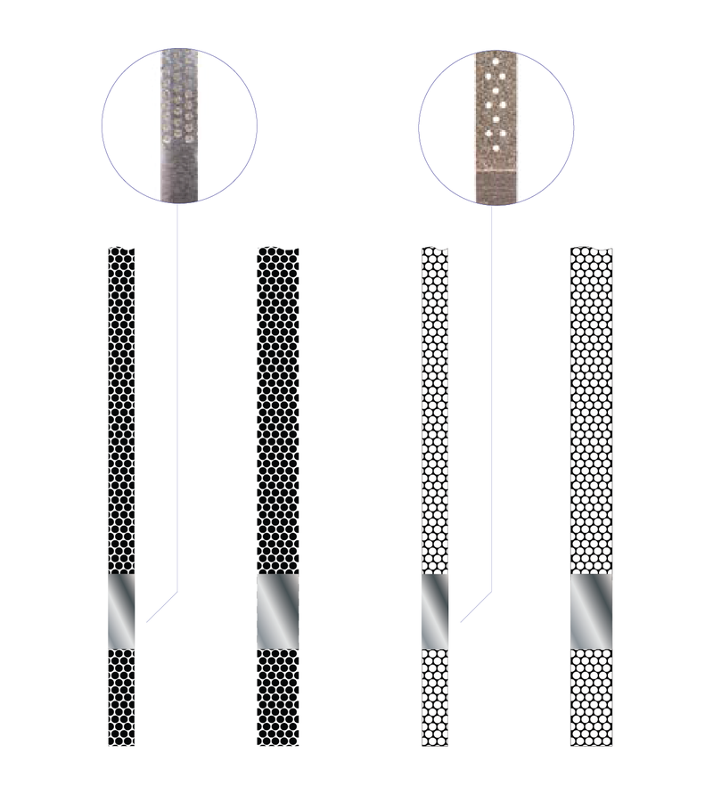 Diamond Strips Perforated